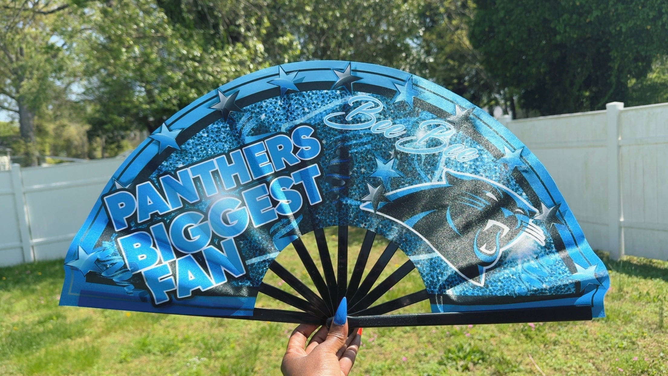 Custom Statement Fan | Festival Fan | Large Hand Fan | Hand Fan | Custom Designs