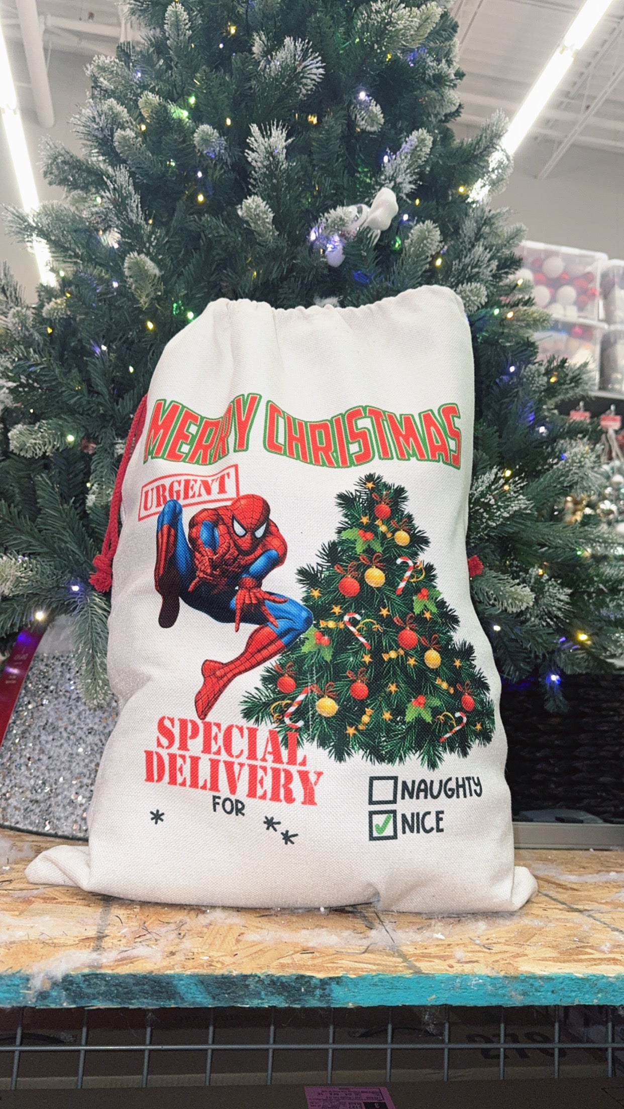 Sublimation Blank Santa Sack, Sublimation Christmas Sack