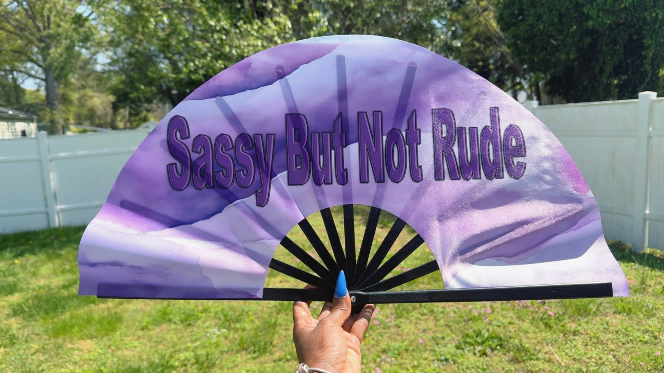 Custom Statement Fan | Festival Fan | Large Hand Fan | Hand Fan | Custom Designs