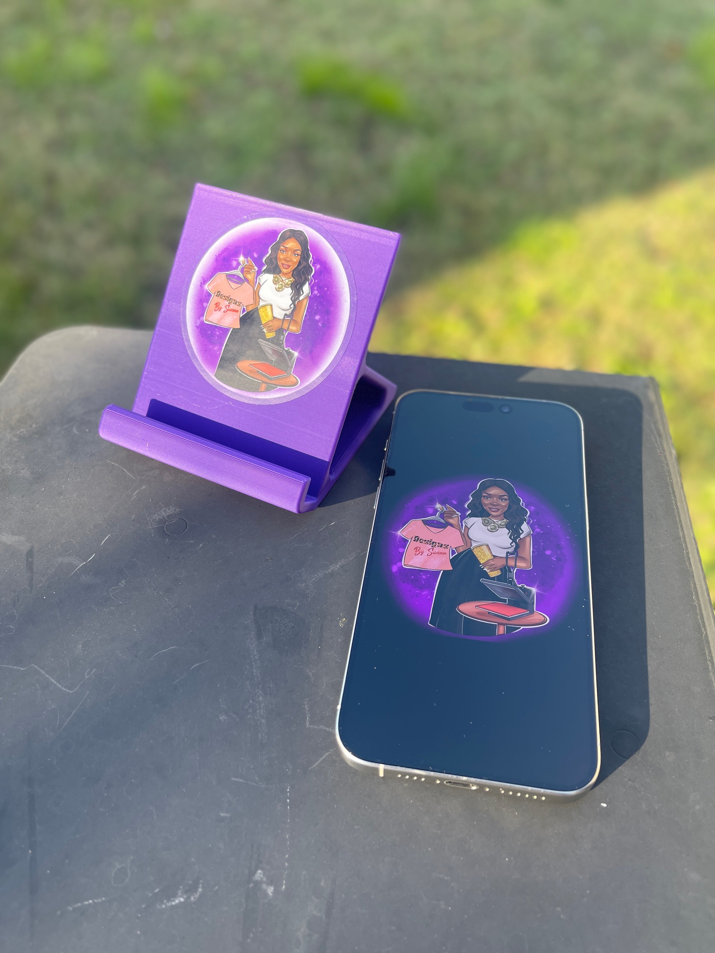 Custom 3D Printed Phone Holder