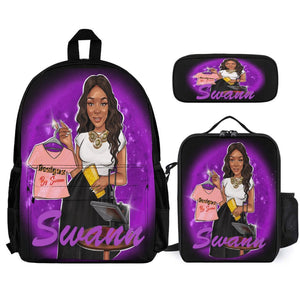 Custom Backpack, Custom Lunch Bag, Custom Pencil Bag
