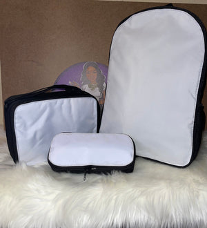 Sublimation Backpack, Lunchbag, Pencilbag