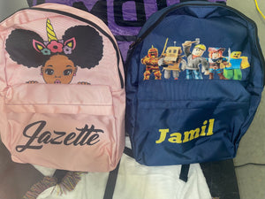 Custom Backpack/Lunchbag Bundles
